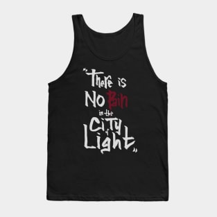 no pain in the city of light - white version Tank Top